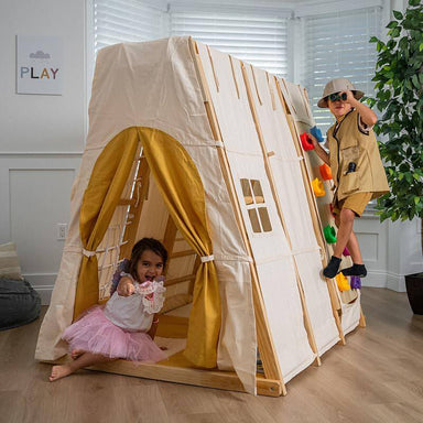 Avenlur Magnolia Tent Covering For Large Magnolia Playset Corner View 2 Kids Playing