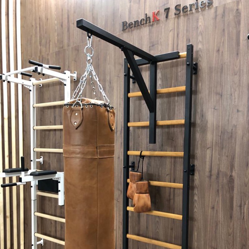 BenchK Punching Bag Holder Black Lifestyle 2