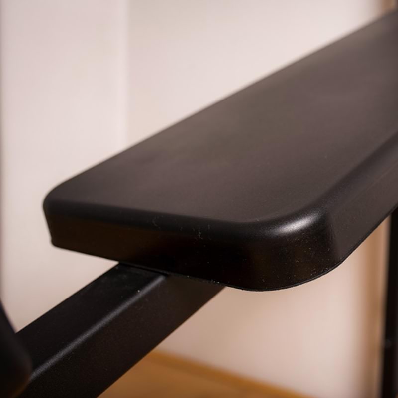 BenchK Wall Bars 733 for Home Gym Black Up Close Workout Bench Padding