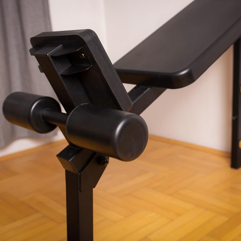 BenchK Wall Bars 733 for Home Gym Black Up Close Workout Bench