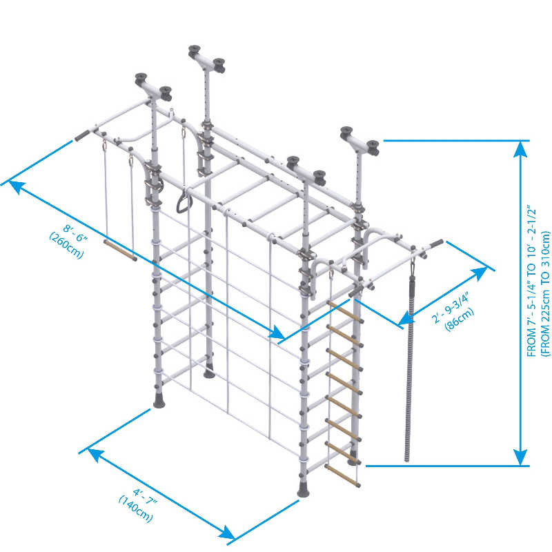 Brainrich Spider V3 Play Gym Dimensions