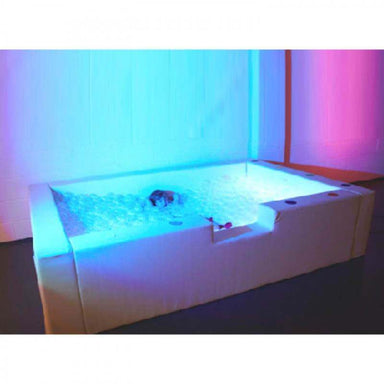 Experia Interactive Ball Pool Drone View Pink And Blue Ambiance