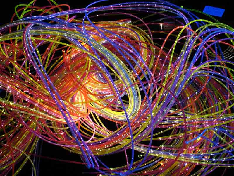 Fiber Optic Sensory Lighting Kit UV1501 all spread out