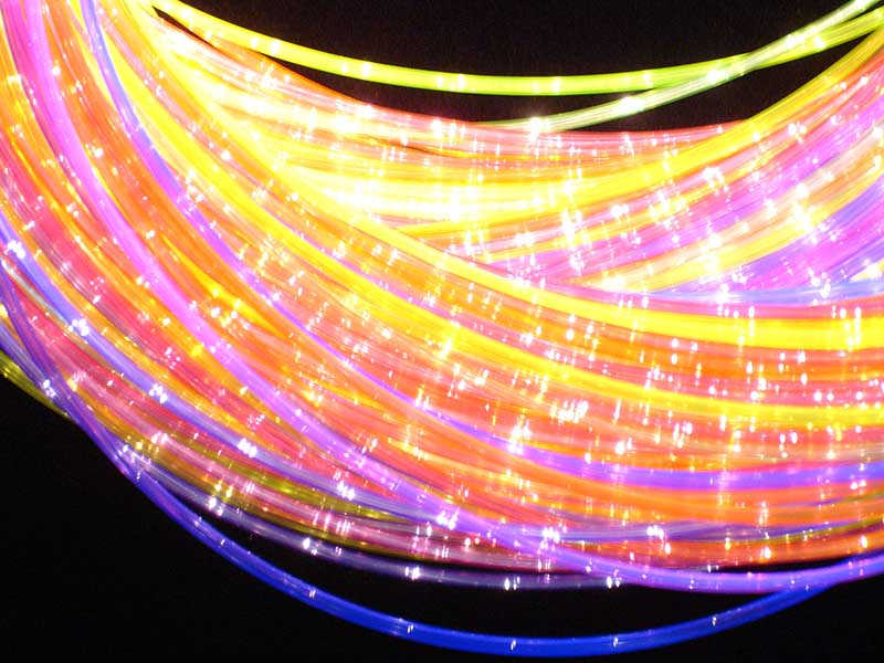Fiber Optic Sensory Lighting Kit up close