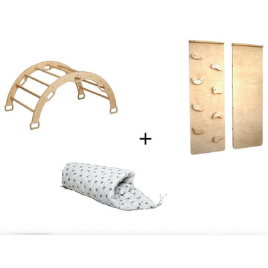 Kidodido Climbing Arch With Rockwall Ramp And Pillow Complete Set