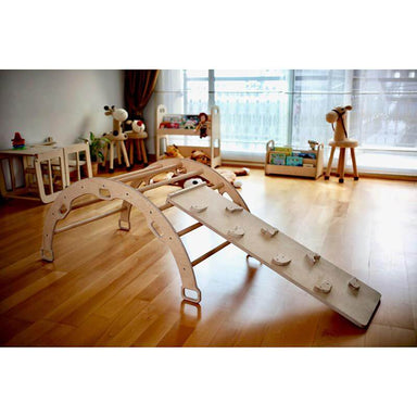 Kidodido Climbing Arch With Rockwall Ramp And Pillow Corner View Complete Set