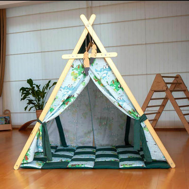 Kidodido World Map Play Indoor Tent and Play Mat Front View