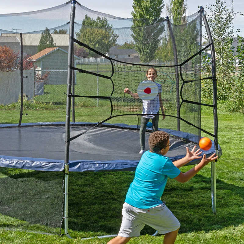 Skywalker Bounceback Game for Trampolines with kids playing
