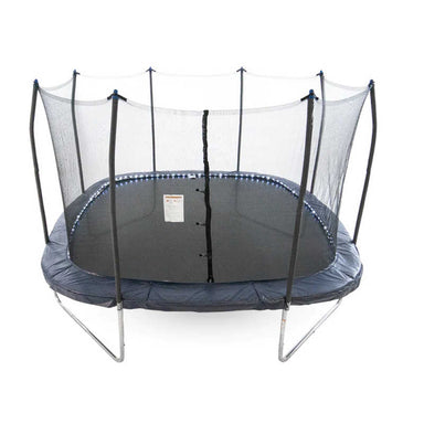 Skywalker Trampoline 13' Square Trampoline with LED Lighted Spring Pad- Navy - SWTCS13NLR