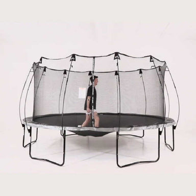 Skywalker Trampoline 16' Round Epic Series Trampoline (EPIC16D07) - with Boy Jumping