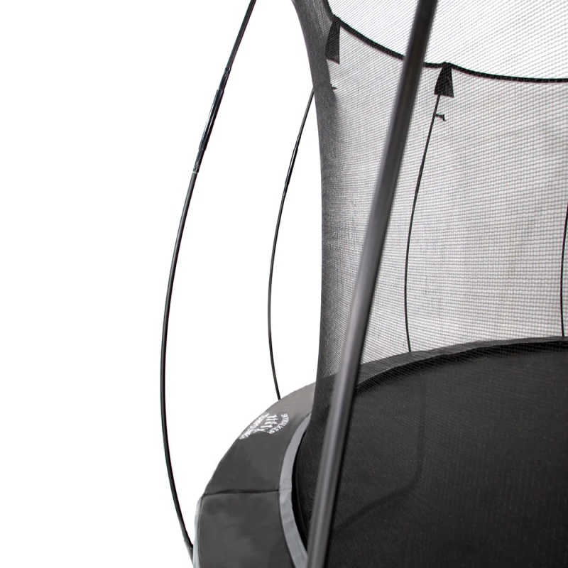Skywalker Trampoline 16' Round Epic Trampoline (EPIC16D07) Side with polls