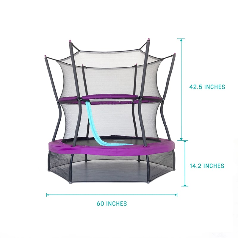 Skywalker Trampoline's 60 Inch Eeyore Mini Trampoline Dimension