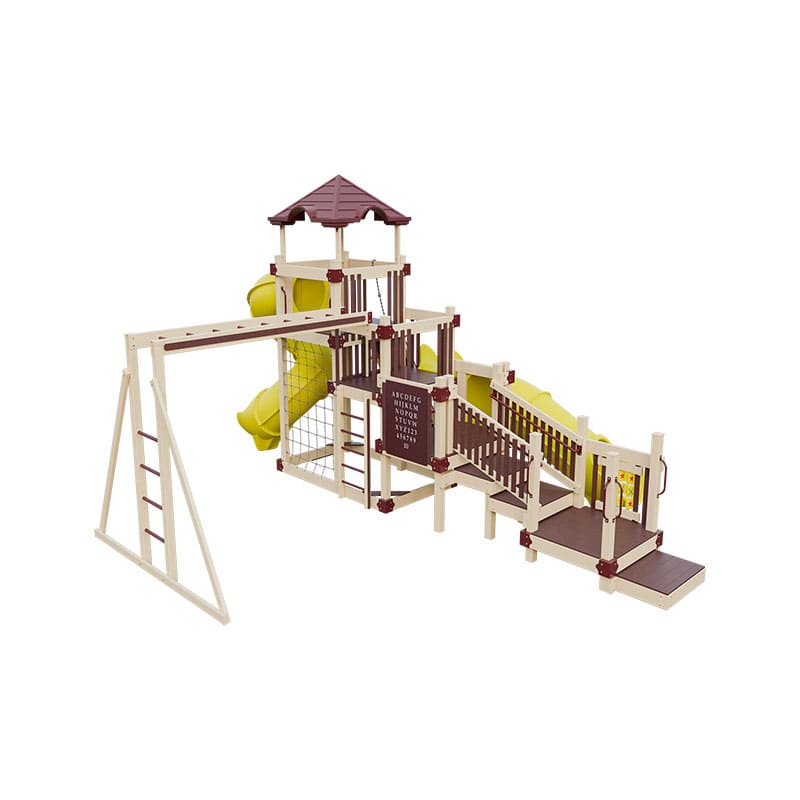 junior_cruiser_vinyl_playground_set_almond_red_yellow_back_right