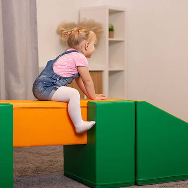 soft_play_activity_set_balance_bridge_for_sale_green_orange_girl_sitting