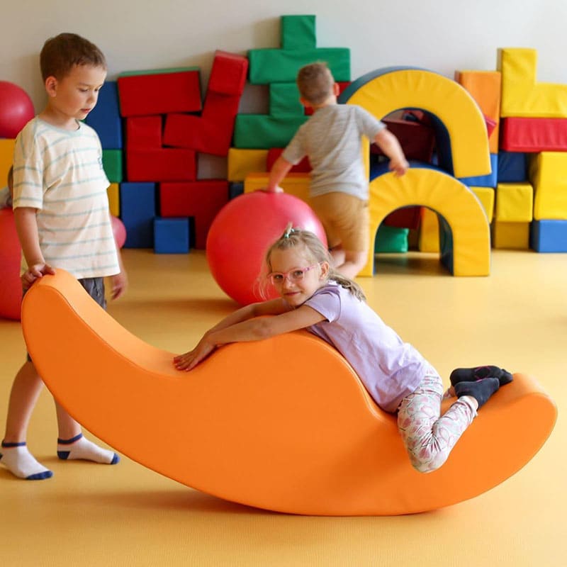 Soft Play Double Rocker - Buddy with kids playing