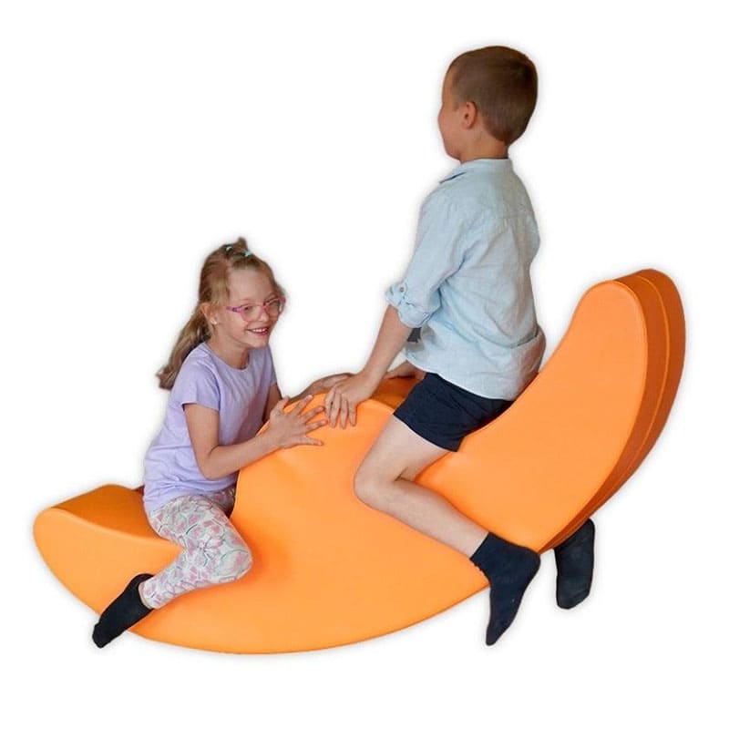 Soft Play Double Rocker - Buddy in orange