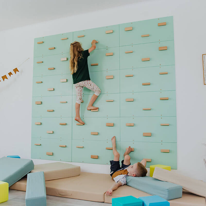 Indoor rock climbing wall for kids