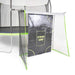 15' x 13' Oval Trampoline with Sports Net - Dual Color - Sports net up close