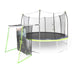 15' x 13' Oval Trampoline with Sports Net - Dual Color