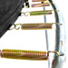 15' x 13' Skywalker Oval Trampoline with Net - Dual Color springs
