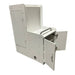 4ft Mobile Sensory Room with Projector - angled view of the storage cabinet and handle