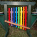 8 note rainbow chime unit playground musical equipment