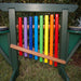 8 note rainbow chime commercial playground equipment at a park