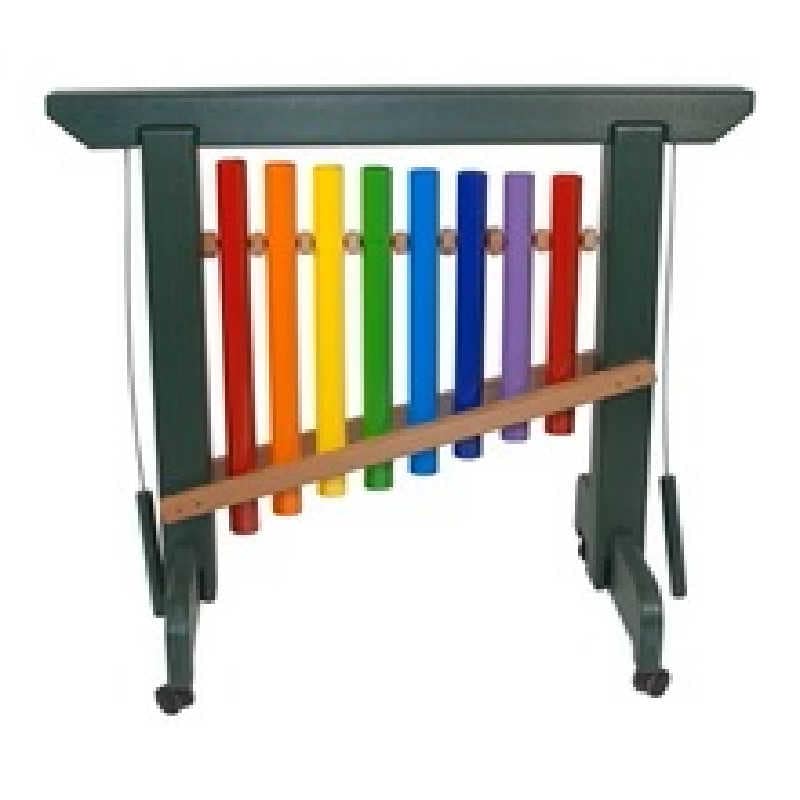 8 note rainbow chime unit commercial playground equipment 