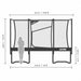 ACON Air 14ft Gen 2.0 Round Trampoline – dimensions diagram