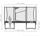 ACON Air 14ft Gen 2.0 Round Trampoline dimensions