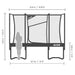 ACON Air 12ft Gen 2.0 Round Trampoline dimensions