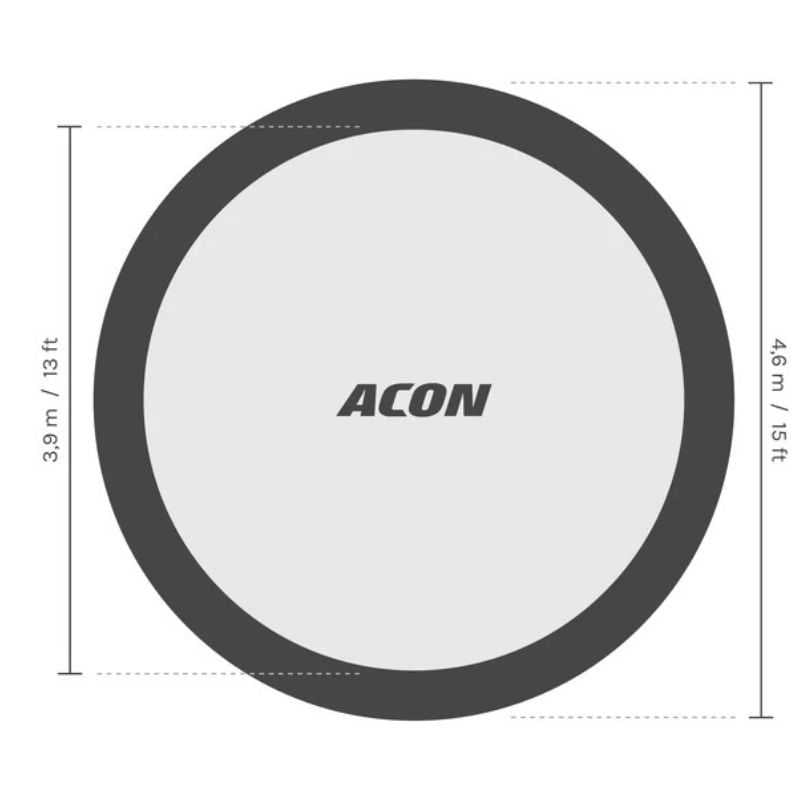 ACON Air 15ft GEN 2.0 Round Trampoline top dimensions