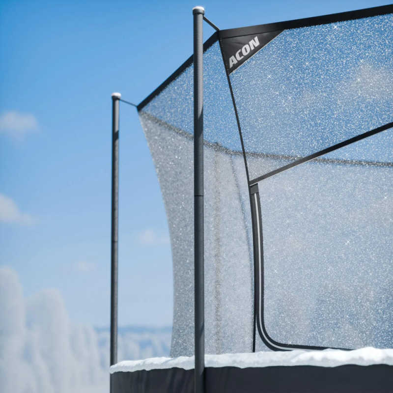 ACON Air 15ft GEN 2.0 Round Trampoline poles and enclosure net