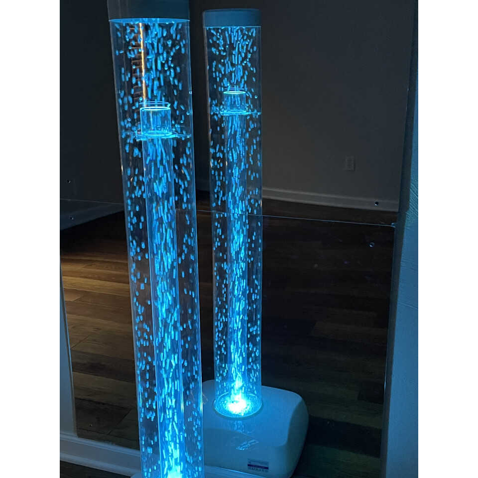 Acrylic mirror set of 2 for sensory room with bubble tube