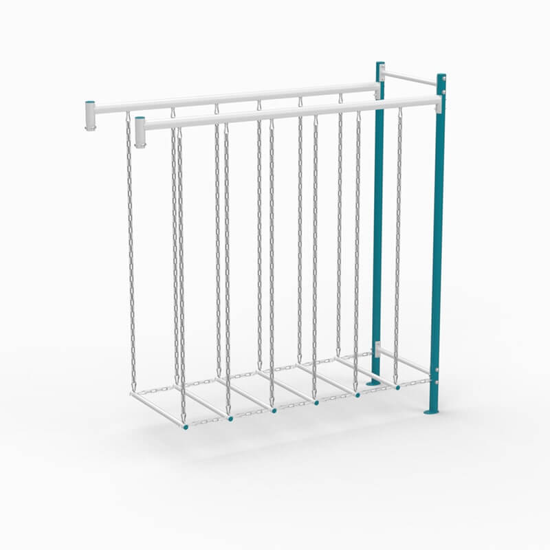 ActivPlay Base Camp Playground Hanging Bridge Accessory APJG1003 Corner View