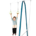 ActivPlay Modular Jungle Gym trapeze bar with girl swinging