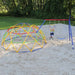 ActivPlay Geo Dome Climber with Swing Set and Basketball Hoop Outdoor Playset SSGC1-1 with Kid swinging