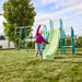 ActivPlay Base camp Jungle Gym with a girl playing in a backyard