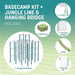ActivPlay Base Camp Playground + Hanging Bridge, Jungle Line Modules - APJGC107 Contents