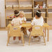 Avenlur Adrian adjustable table and chairs set in a classroom learning space
