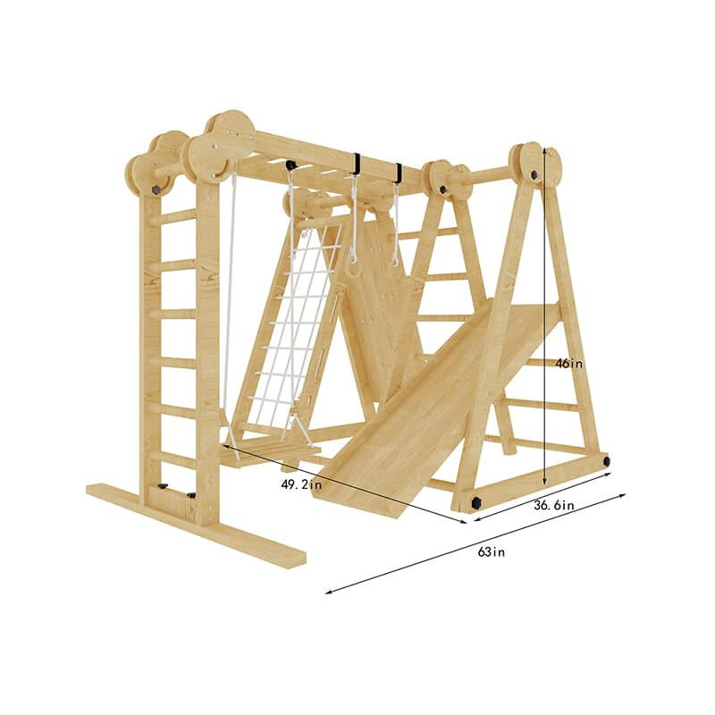 Avenlur Chestnut 8-in-1 Indoor Jungle Gym — Extreme Kids World