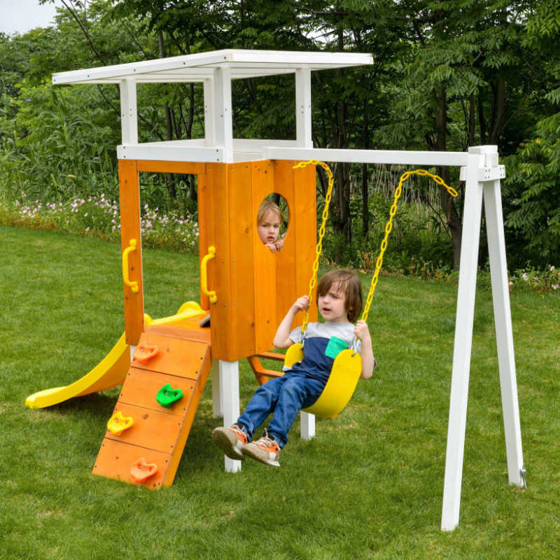 Avenlur Forest Small Outdoor Toddler Swing Set