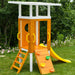 Avenlur Small Forest Toddler Outdoor Playset with slide in grass