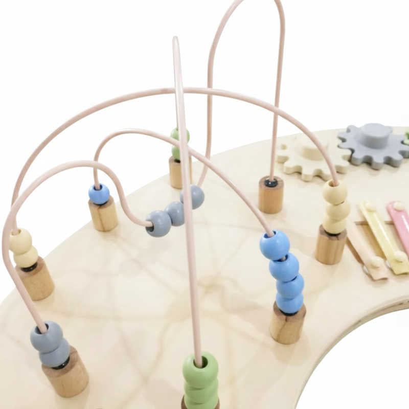 Close up of the Avenlur Wooden Sensory Activity Table