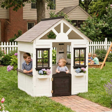 Avenlur Casa Modern Playhouse in a backyard