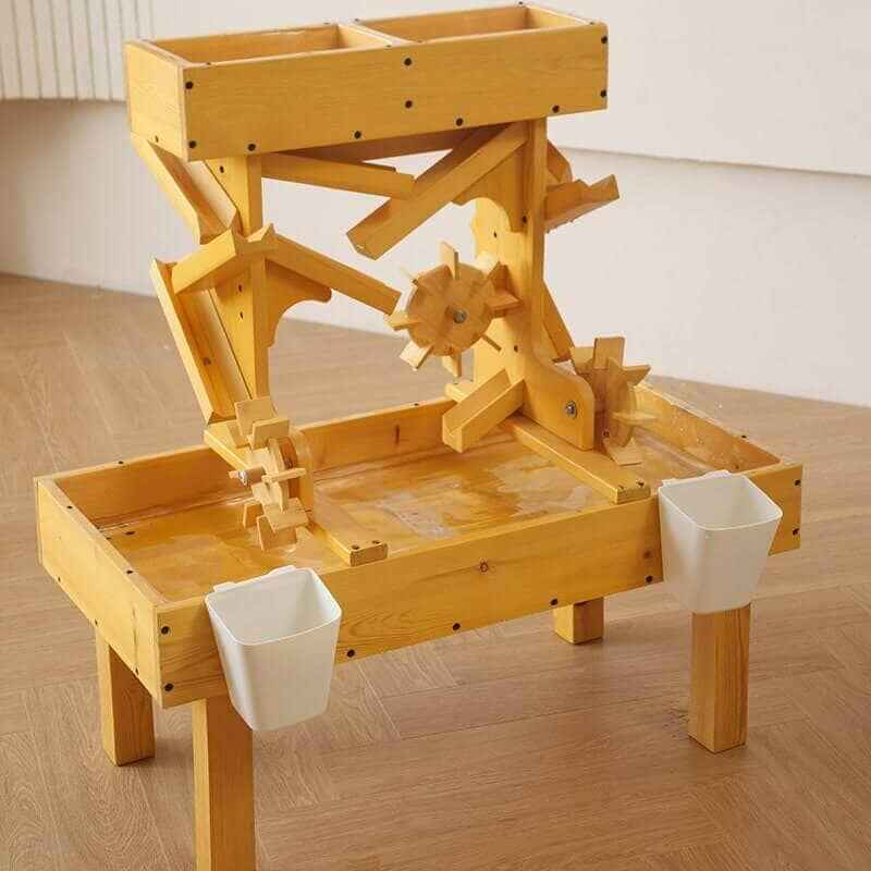 Avenlur Outdoor Wooden Water Table For Kids Toddlers Corner View