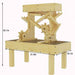 Avenlur Outdoor Wooden Water Table For Kids Toddlers Dimensions