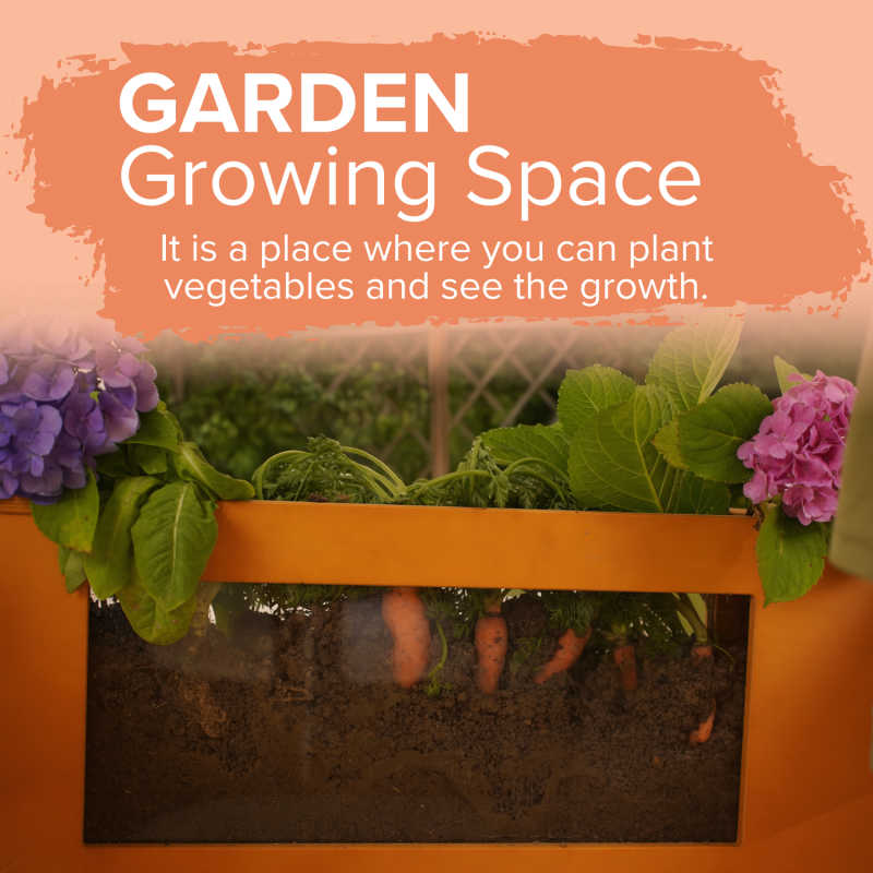 Avenlur Sumac outdoor wooden play market and mud kitchen garden area