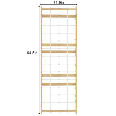 Avenlur Walnut Modu lar Add-On Ladder Wall Panel Dimensions