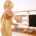 Avenlur Woodland Mud Kitchen – Montessori Outdoor Wooden Play Kitchen with boy playing 